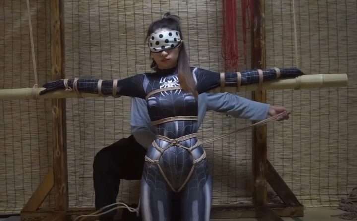 编号2839 象人定拍 工作室_人妻Miya-蜘蛛服，开口器，竹杆缚，强制跪姿，揉胸，棒棒开启（公映版） 1V 1P_LSP爱看_PikPak云盘_资源合集_免费下载