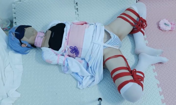 编号2057 小萌同学_cos-05出击，为了大家白丝足控虐足的福利！妹妹的雷姆cos无限[不可描述]呻吟，放置捆绑 1V 1P_LSP爱看_PikPak云盘_资源合集_免费下载