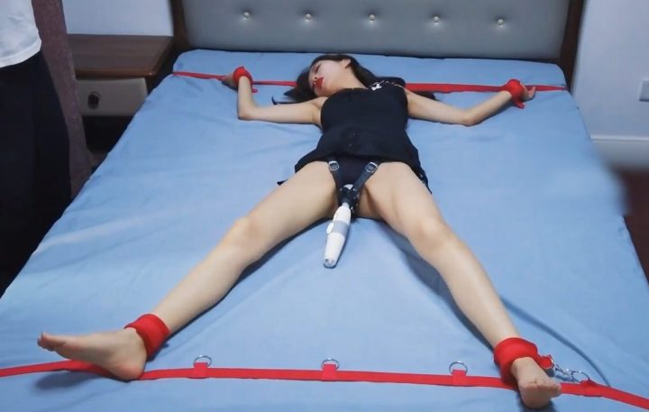 编号3158 树屋轻调灵灵_双机位多角度拍摄，床上大字捆绑，固定棒棒全程最高档，呻吟挣扎伴随TK 1V 1P_LSP爱看_PikPak云盘_资源合集_免费下载